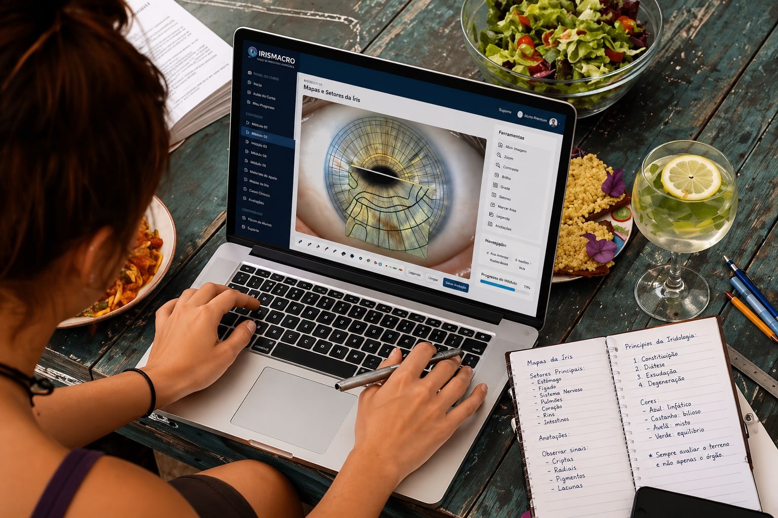 Curso de Iridologia Psico-Orgânica IRISMACRO